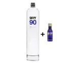 Skyy 90 Vodka 700mL Bonus Skyy Miniature 50mL 1