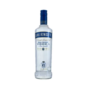 Smirnoff Blue Label 100 Proof Export Strength Vodka 1Lt 1