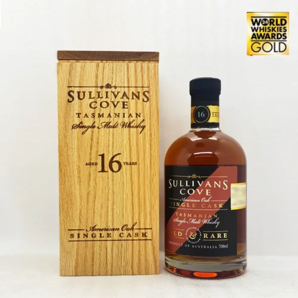 Sullivans Cove American Oak 16 year old Single cask 'Old and Rare' single malt Whisky 700ml
