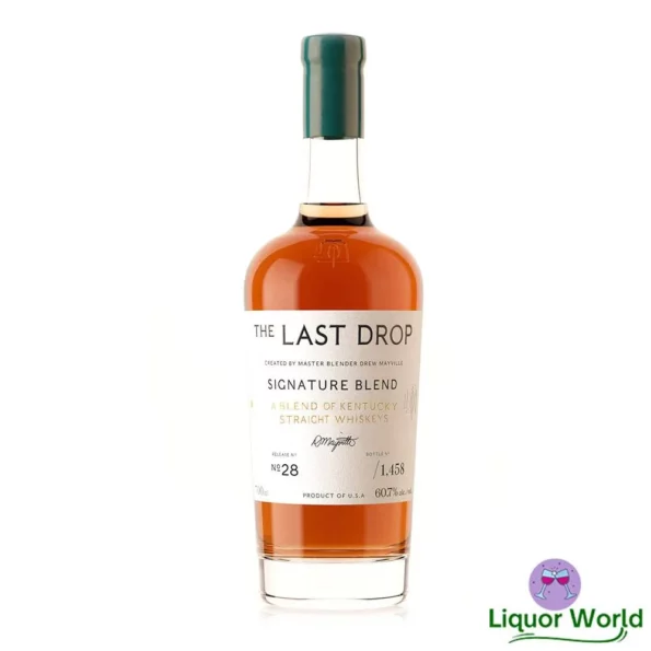 The Last Drop Signature Blend By Drew Mayville Buffalo Trace Distillery Blended Kentucky Straight Whiskey 700mL 50mL 2 1