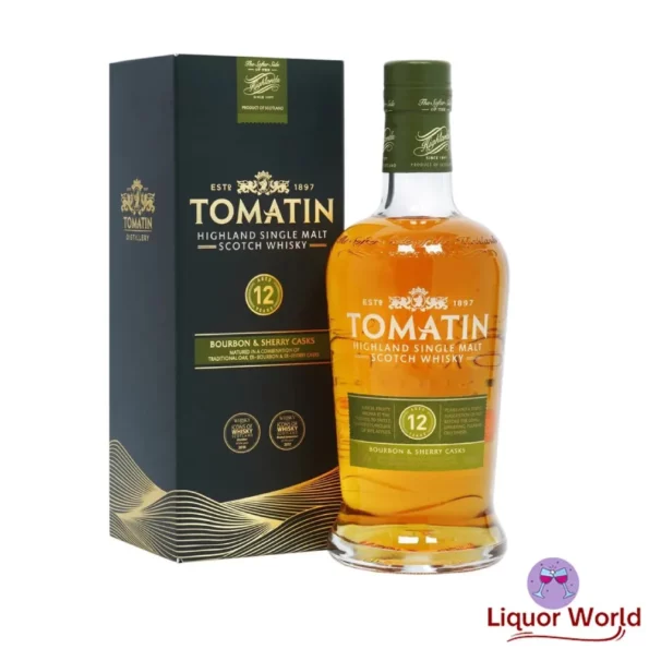 Tomatin 12 Year Old Single Malt Whisky 700ml 1 1