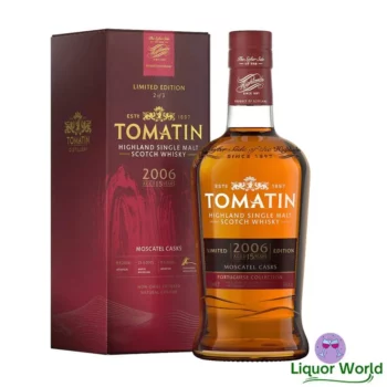 Tomatin 15 Year Old Moscatel Casks Portuguese Collection Single Malt Scotch Whisky 700mL 1