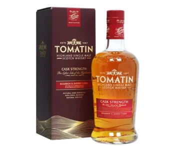 Tomatin Cask Strength Single Malt Scotch Whisky 700ml 1
