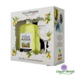 Villa Massa Limoncello Lemon Liqueur 1 Glass Gift Pack 500mL 1