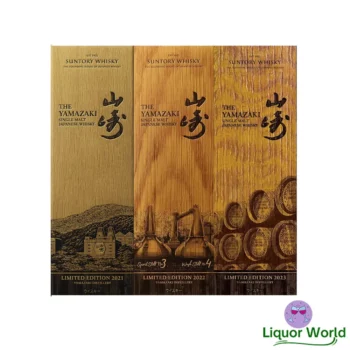 Yamazaki Limited Edition Collection 2021 2023 Suntory Single Malt Japanese Whisky 3 x 700mL 1