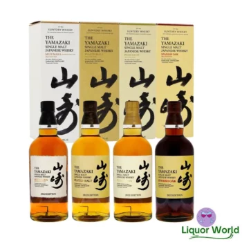 Yamazaki Tsukuriwake Selection 2022 Limited Edition Collection Single Malt Japanese Whisky 4 x 700mL 1