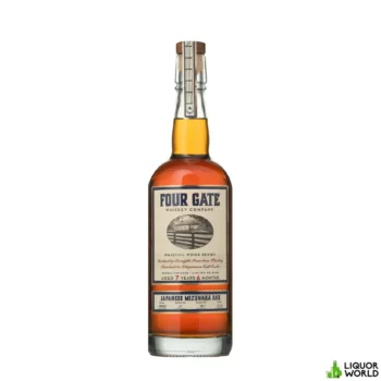 Four Gate Majestic Wood Series Japanese Mizunara Oak Limited Release Barrel Proof Kentucky Straight Bourbon Whiskey 750mL